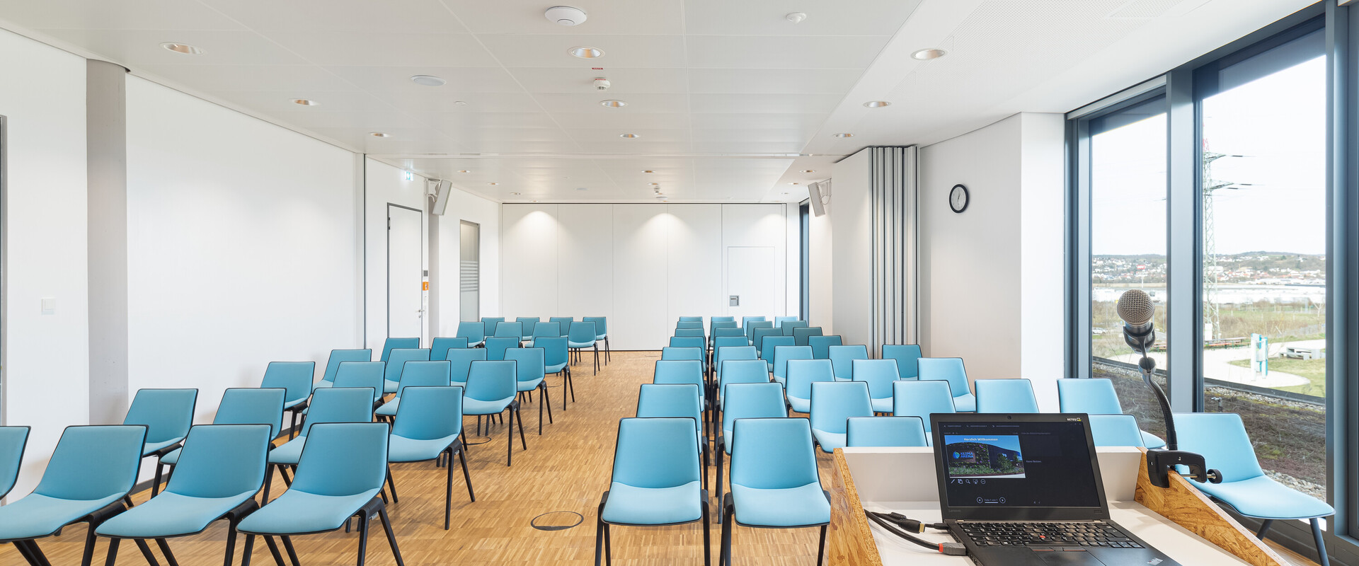 Eine Ansicht der Workshop-R&auml;ume in der Klima Arena